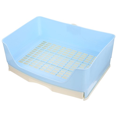 Blue plastic bunny litter - bunny,