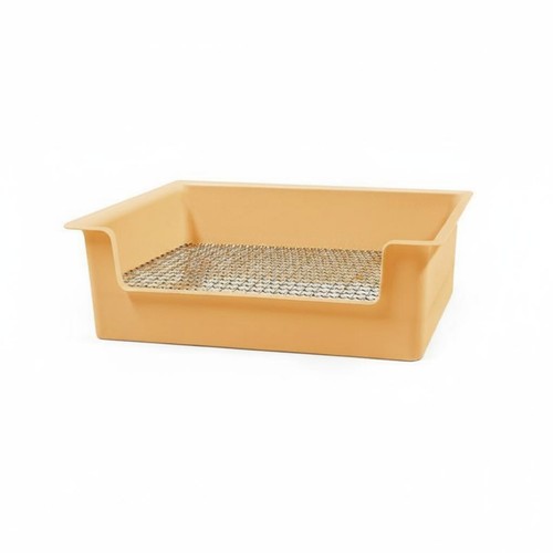 Mesh tray litter box - tray, raised