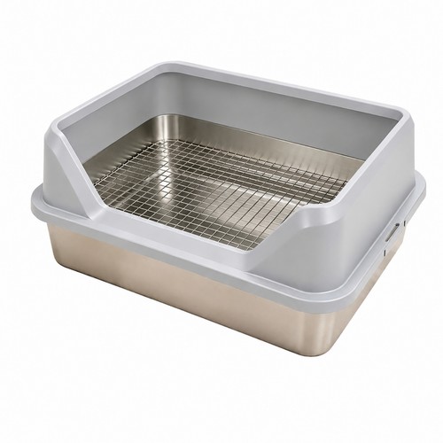 Raised wall rabbit litter box - raised-wall,
